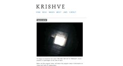 Desktop Screenshot of krishve.com